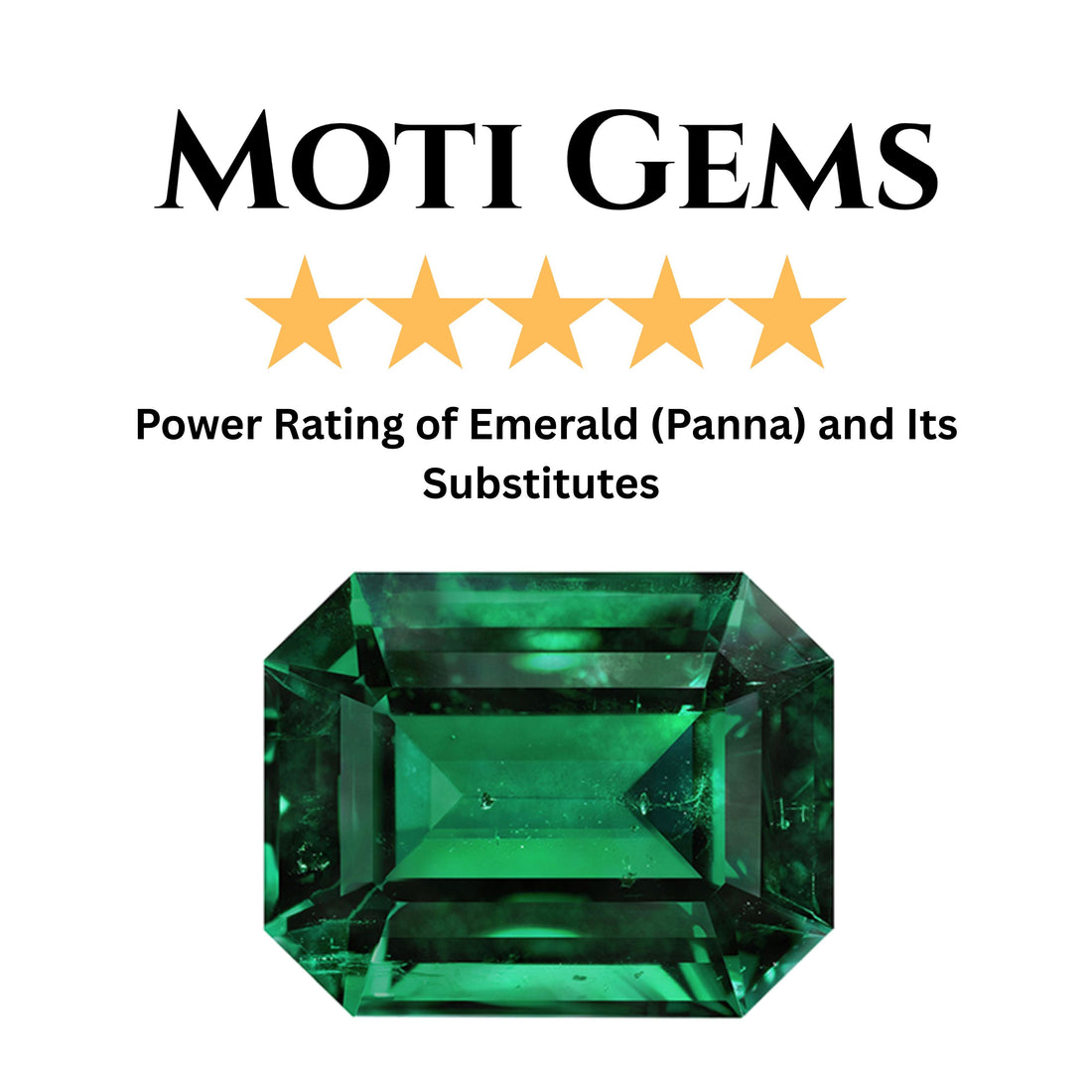 Power Rating of Emerald (Panna) and Its Substitutes – Choose the Right Green Gemstone