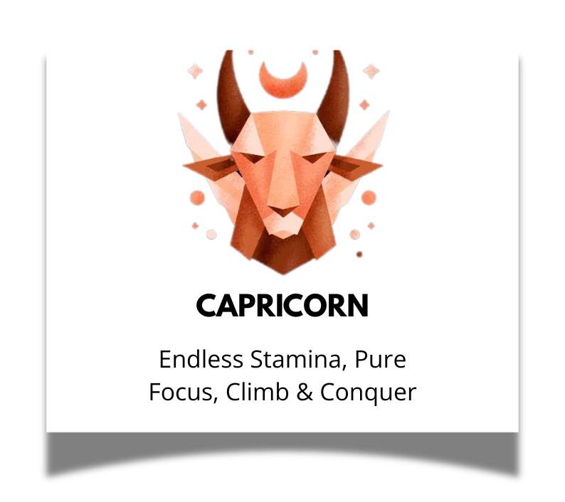 Capricorn (December 22 – January 19)