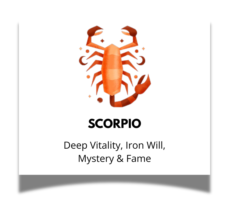 Scorpio (October 23 – November 21)