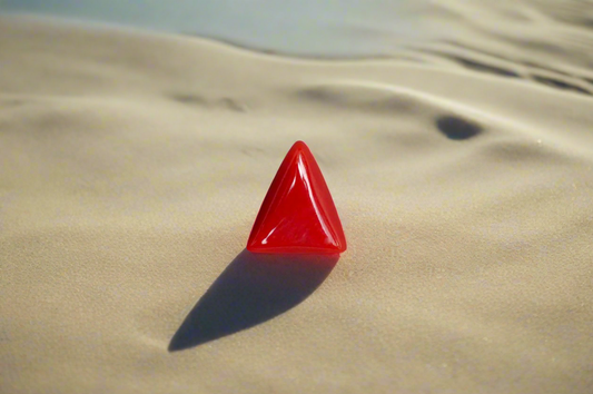 Red Coral (Moonga)- Origin Italy (triangular)