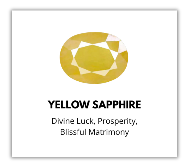 Yellow Sapphire (Pukhraj) Collection – Unlock Wisdom, Wealth & Divine Energy