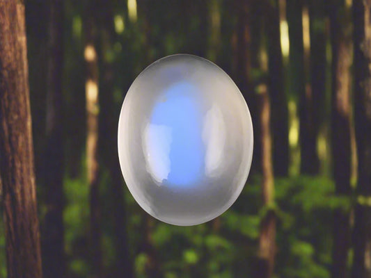 Moonstone with Bluish Sheen (Substitute of Opal)