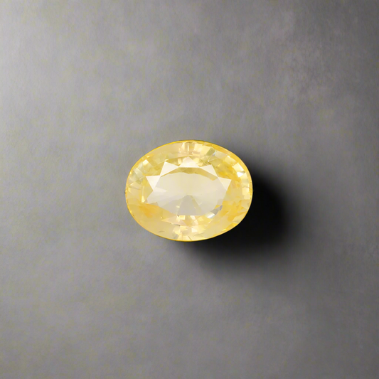 Yellow Sapphire (Pukhraj) – Origin Sri Lanka